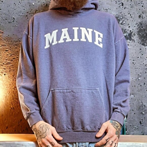 NCAA Other - Mens Vintage Maine hoodie sweatshirt Spellout men’s XL